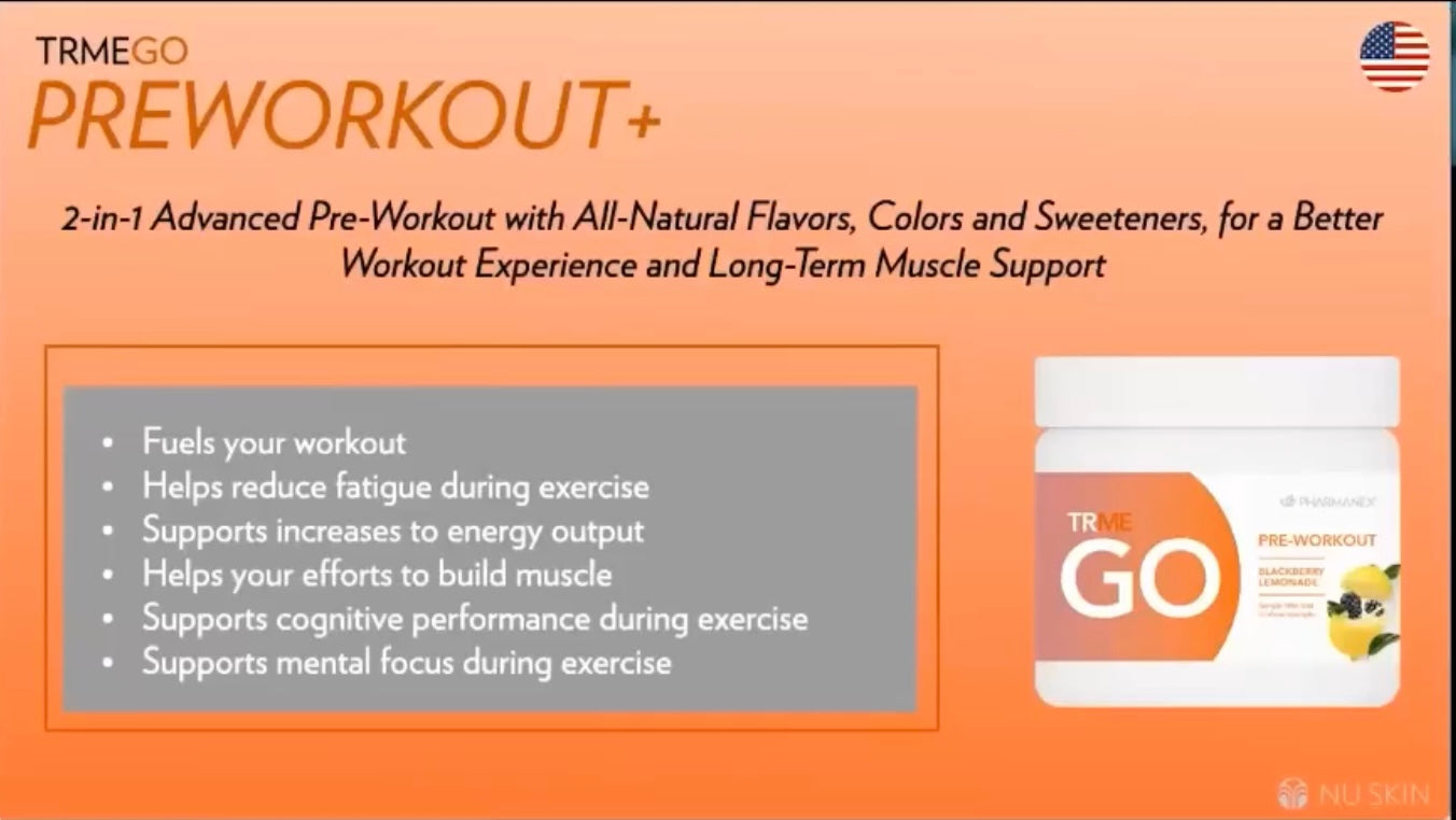 TRMe GO Pre-Workout+ - Batavia Beauty