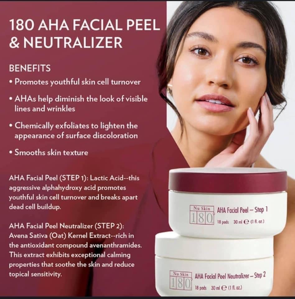 180° AHA Facial Peel and Neutralizer - Batavia Beauty